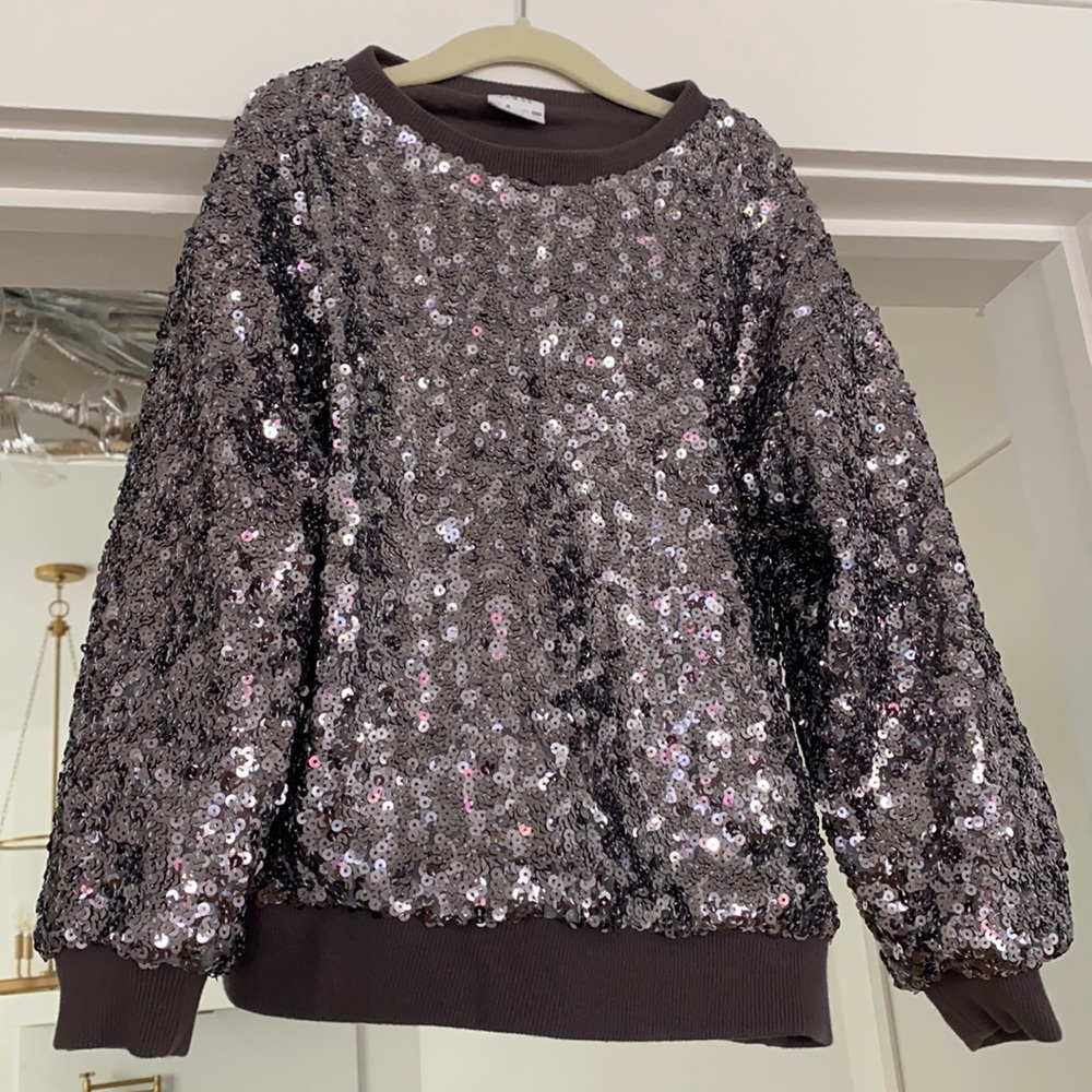 Girls sequin top